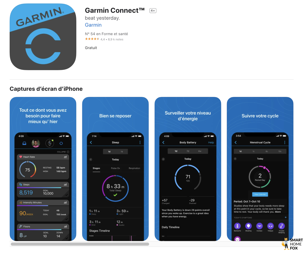 Montre connect e Garmin Vivoactive 4
